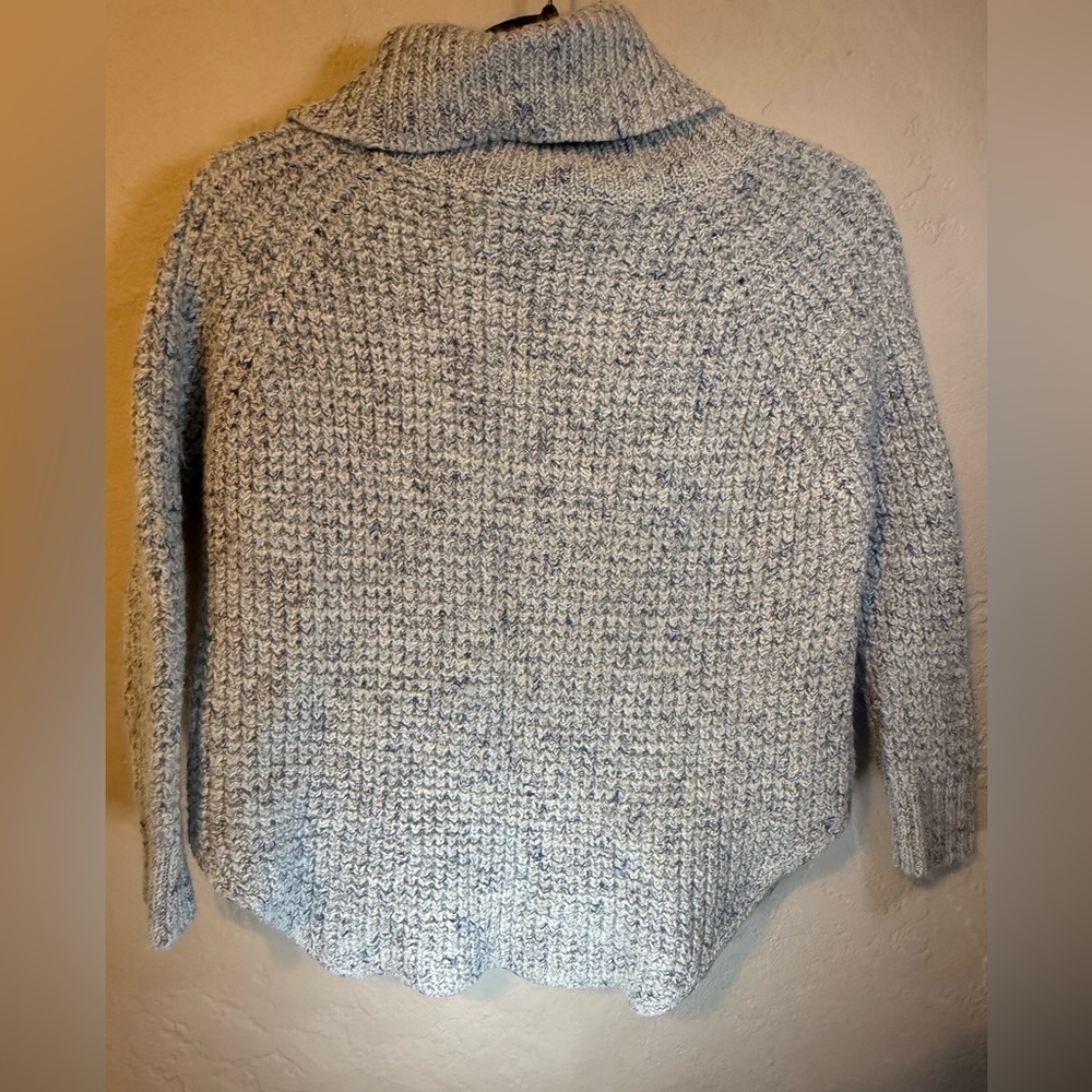 Free People Dylan Tweedy Pullover 
Heathered blue grey Size XL wool - Picture 7 of 9